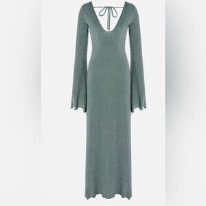 Elegant Green Maxi Dress